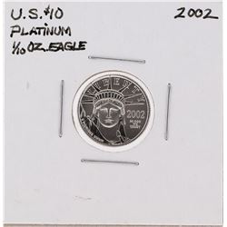 2002 $10 Platinum 1/10 oz Eagle Coin
