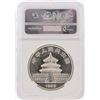 Image 2 : 1989 10 Yuan Panda Silver Coin NGC Graded MS66