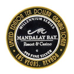 .999 Fine Silver Mandalay Bay Resort & Casino Las Vegas, NV $10 Limited Casino T