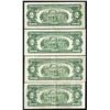 Image 2 : Lot of (4) 1963 $2 Legal Tender Notes