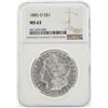 Image 1 : 1882-O $1 Morgan Silver Dollar Coin NGC MS63