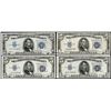 Image 1 : Lot of (4) 1934/A/C/D $5 Silver Certificate Notes