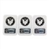 Image 2 : Set of (3) 2008, 2010, and 2011 $1 American Silver Eagle Coins NGC PF69 Ultra Ca