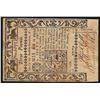 Image 1 : 1786 Three Pounds Rhode-Island Colonial Currency Note