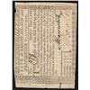 Image 1 : March 18, 1780 $7 Rhode-Island Spanish Milled Colonial Currency Note