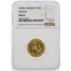 Image 1 : 1878A $20 Mark Germany Prussia Gold Coin NGC MS62