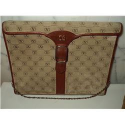 Valentino 1970 Monogram Leather/Suede Handbag Chain
