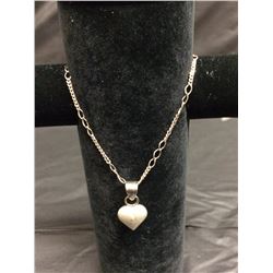 925 SILVER NECKLACE W/ HEART PENDANT
