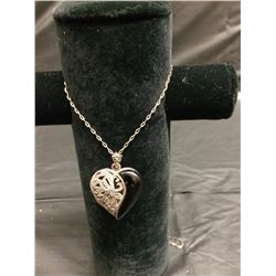 925 SILVER NECKLACE W/ HEART PENDANT