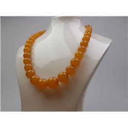 Vintage Natural Baltic Amber Beads Necklace 42.10 Grams
