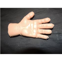 Z-CLEARANCE CURSE OF CHUCKY BACK UP GOOD GUY SOLID ARMATURED HAND