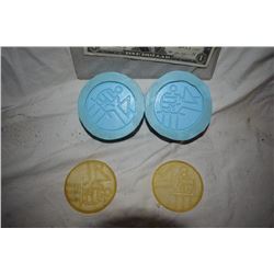 HELLBOY BPRD MOLDS THAT MADE THE LOGO PATCHES LOT OF 2?