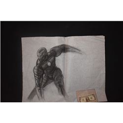 IRON MAN ORIGINAL STUDIO HAND DRAWN CONCEPT ART 1
