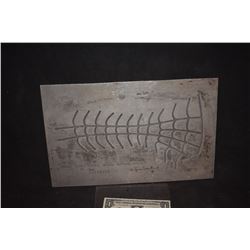 SPIDER-MAN 1 2 & 3 LEFT REAR MASK WEBBING ORIGINAL ADI ALUMINUM MOLD 2