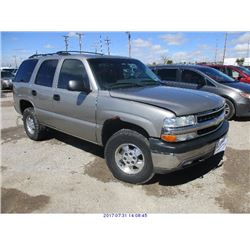 2003 - CHEVROLET TAHOE