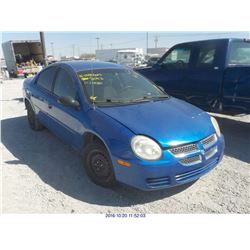 2005 - DODGE NEON