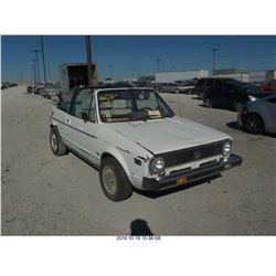 1981 - VOLKSWAGEN RABBIT