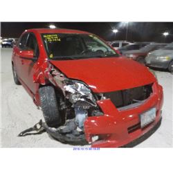 2012 - NISSAN SENTRA // REBUILT SALVAGE