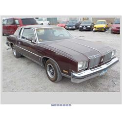 1979 - OLDSMOBILE CUTLASS