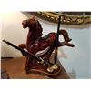 Image 2 : 3 PCS CARNIVAL GLASS & HORSE PENHOLDER