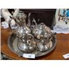 Image 1 : 5 PC SILVER PLATE TEA SERVICE