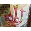 Image 1 : 5 PCS CRANBERRY GLASS