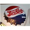 Image 1 : PEPSI COLA BOTTLECAP SIGN