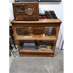 2 SECTION BARRISTER BOOKCASE
