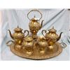 Image 1 : 7PC BRASS TEA SERVICE