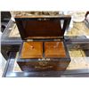 Image 2 : WOOD TEA CADDY COMPLETE