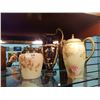 Image 1 : 3 PCS PITCHER, HOT CHOC POT, BISCUIT BARREL