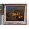 Image 1 : OIL ON CANVAS STILL LIFE OF FRUIT SIGNED
