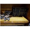 Image 1 : 10 BOOKS & PAIR VINTAGE ROLLER SKATES