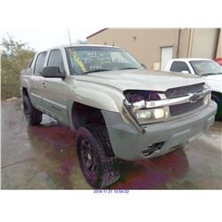 2002 - CHEVROLET AVALANCHE