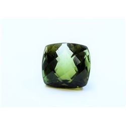 3.55ct Cushion Shape Green Tourmaline
