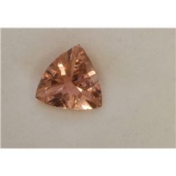 1.63ct Trillion Shape peach Tourmaline
