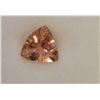 Image 1 : 1.63ct Trillion Shape peach Tourmaline