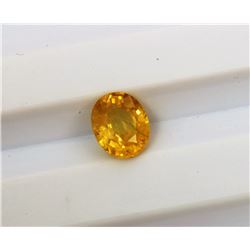 0.80ct Oval Shape Natural Ceylon Yellow Sapphire