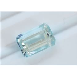 3.56ct Emerald Cut Aquamarine