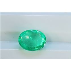 1.92ct Oval Shape Columbian Emerald Cabochon