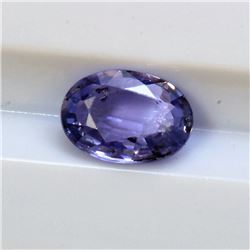 0.83ct Oval Shape  Natural Ceylon Purple Sapphire