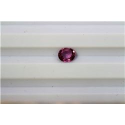 0.78ct Oval Shape  Natural Ceylon Pink Sapphire