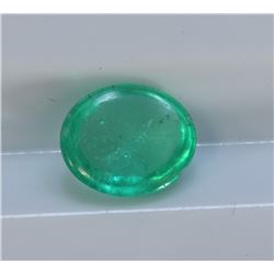 0.35ct Oval Shape Columbiuan Emerald Cabochon