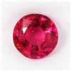 Image 1 : 0.75ct Round Shape Rubellite