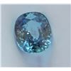 Image 1 : 7.11ct Cushion Cut Blue Zircon