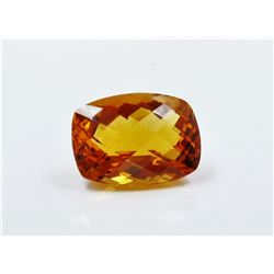 8.2ct Cushion Shape mandarine Citrine