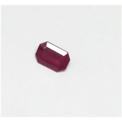 0.62ct Emerald Cut Ruby