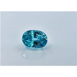 1.82ct Oval Shape blue Zircon