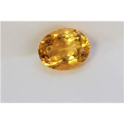 6.09ct Oval Shape Citrine