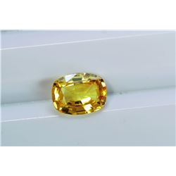 1.56ct Oval Cut Treated Natural Ceylon Yellow Sapphire